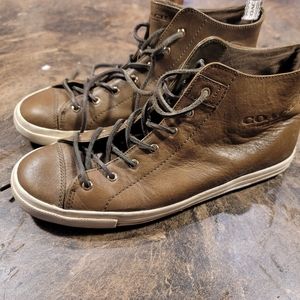 Coach leather hightops